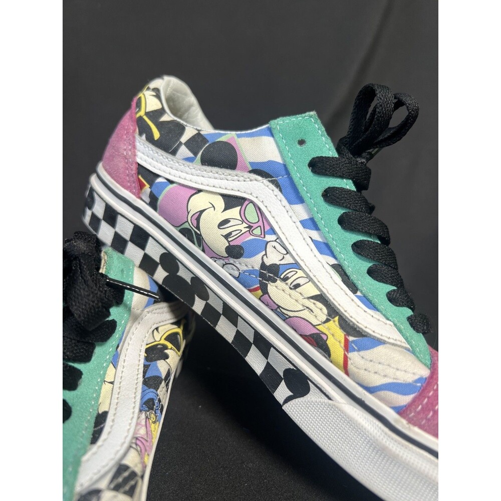 Vans X Disney Old Skool Shoes 80s Mickey Minnie Mouse Mens 7 Womens 8.5 - Picture 2 of 13